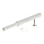Italiana Ferramenta K Push pentru gaurire 10 mm, cu magnet, 37 mm, tare, alb 1