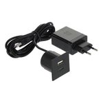 ASA Plastici Versapick, Punct de încărcare - USB A + USB C pătrat, corp metalic, negru mat 1