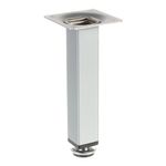 Riex GS26 Picior de mobilier 25x25 mm, H150, crom mat 1