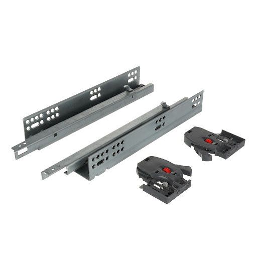 Riex NU30 Glisiere ascunse, extracție parțială, amortizare, 25 kg, 300 mm, reglaj 2D