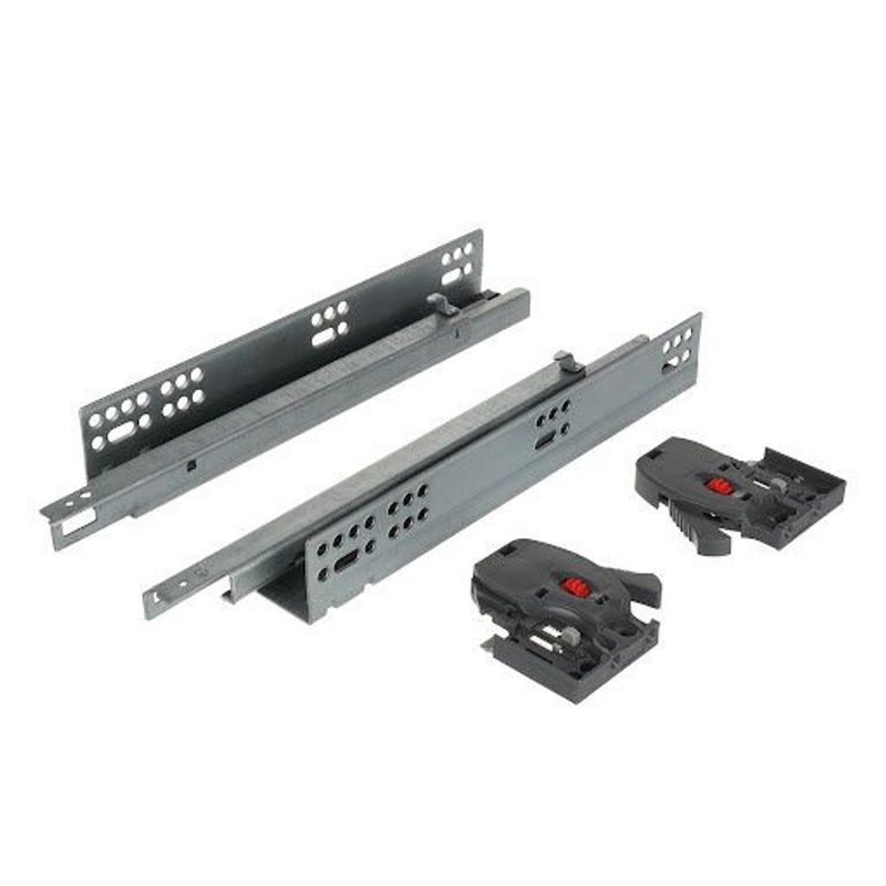 Riex NU30 Glisiere ascunse, extracție parțială, amortizare, 25 kg, 300 mm, reglaj 2D