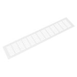 Riex GV44 Grilă de ventilație din aluminiu, 100x500 mm, albă 1