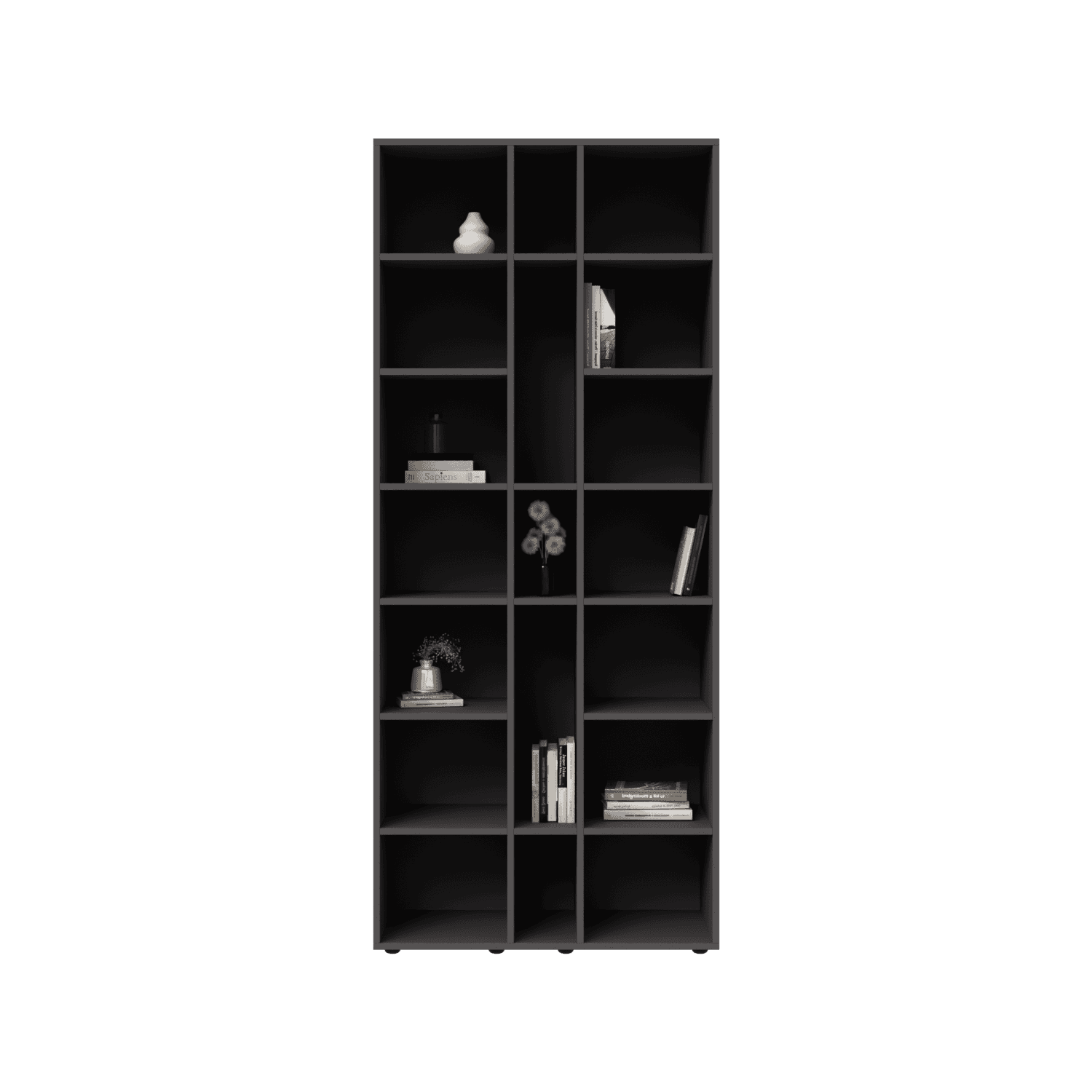 Bibliotecă pentru cărți configurabilă cu 3 coloane