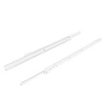 Riex NR09 Glisiere cu role, 450 mm, albe 1