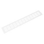 Riex GV44 Grilă de ventilație din aluminiu, 80x500 mm, albă 1