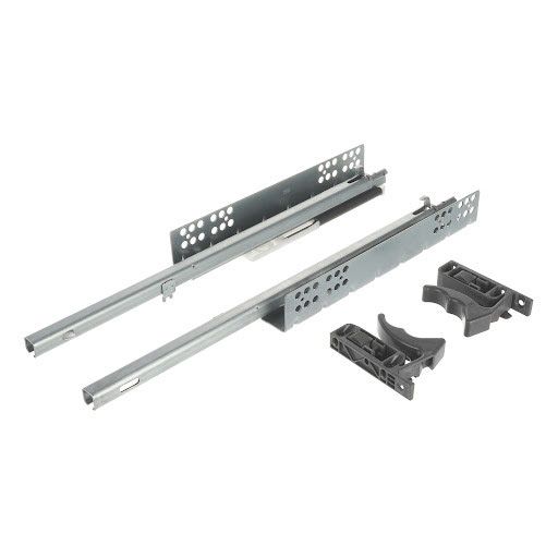 Riex NU04 Glisiere ascunse, extracție parțială, amortizare, 25 kg, 350 mm, reglaj 1D