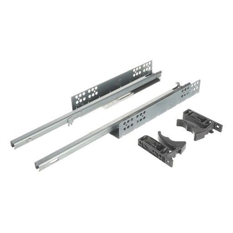 Riex NU04 Glisiere ascunse, extracție parțială, amortizare, 25 kg, 350 mm, reglaj 1D