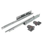 Riex NU30 Glisiere ascunse, extracție parțială, amortizare, 25 kg, 450 mm, reglaj 2D 1