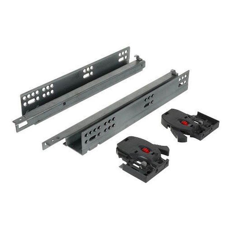 Riex NU30 Glisiere ascunse, extracție parțială, amortizare, 25 kg, 350 mm, reglaj 2D