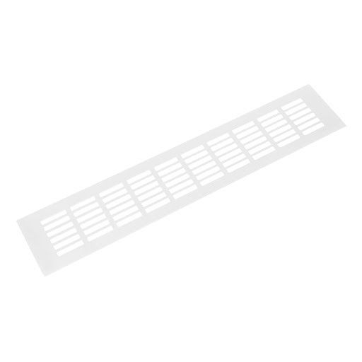 Riex GV44 Grilă de ventilație din aluminiu, 80x400mm, albă