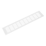 Riex GV44 Grilă de ventilație din aluminiu, 80x400mm, albă 1