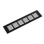 Riex GV44 Grilă de ventilație din aluminiu, 60x250 mm, negru mat 1