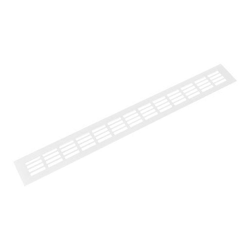 Riex GV44 Grilă de ventilație din aluminiu, 60x500 mm, albă