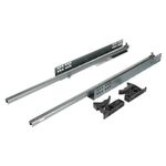 Riex NU04 Glisiere ascunse, extracție parțială, amortizare, 25 kg, 500 mm, reglaj 1D 1