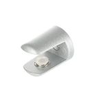 Riex JC43 Suport poliță de sticlă, D20, max 7,5 mm, prindere șurub, crom 1