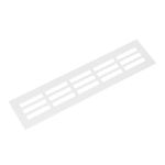 Riex GV44 Grilă de ventilație din aluminiu, 60x250 mm, albă 1
