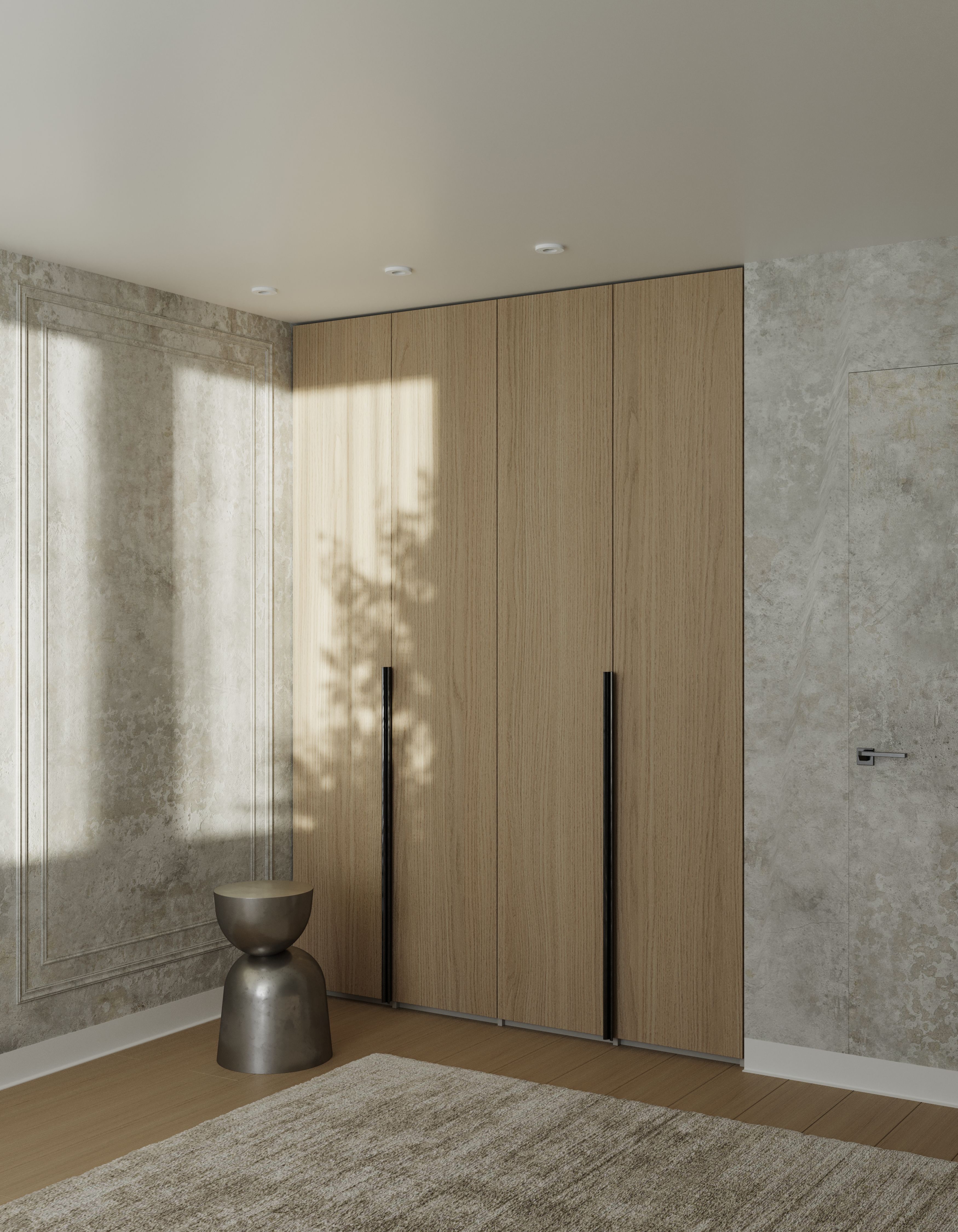 DULAP 4 UȘI, DECOR LEMN